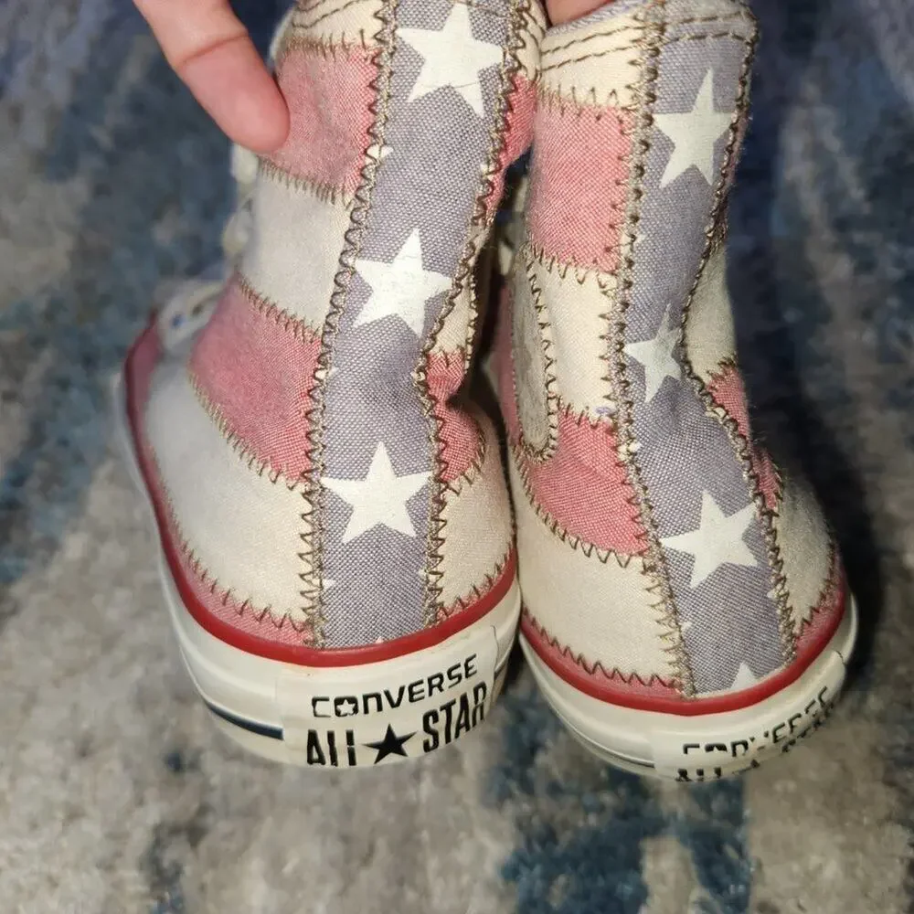CONVERSE Chuck Taylor SPEC HIGH USA Flag Sneakers UNISEX Sz US 4